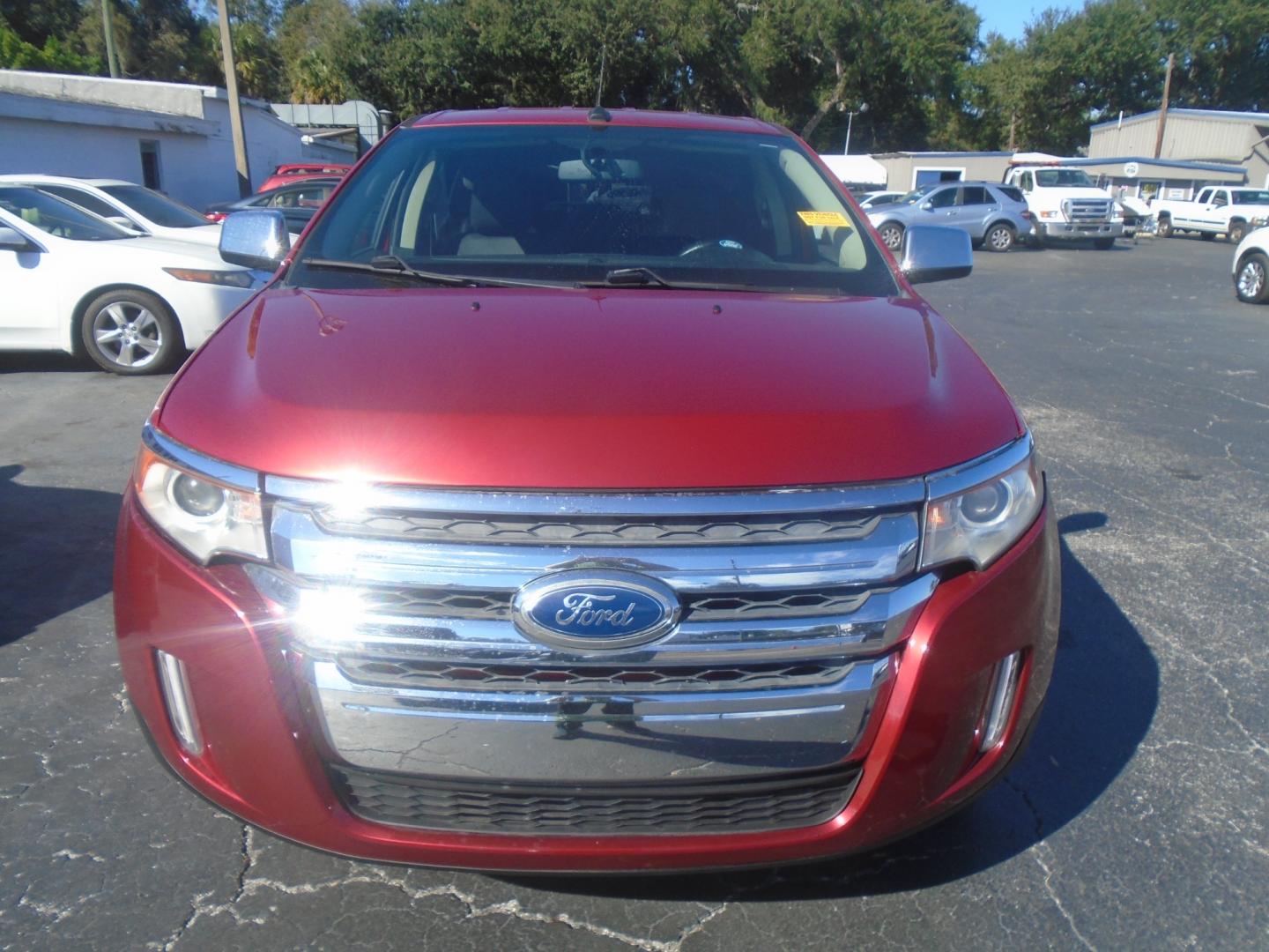 2011 Red /Black Ford Edge Limited FWD (2FMDK3KC9BB) with an 3.5L V6 DOHC 24V engine, 6-Speed Automatic transmission, located at 6112 N Florida Avenue, Tampa, FL, 33604, (888) 521-5131, 27.954929, -82.459534 - Photo#1